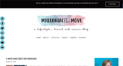 Desktop Screenshot of millennialonthemove.com