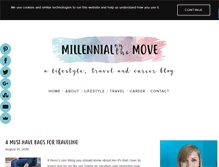 Tablet Screenshot of millennialonthemove.com